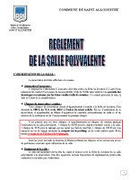 Réglement